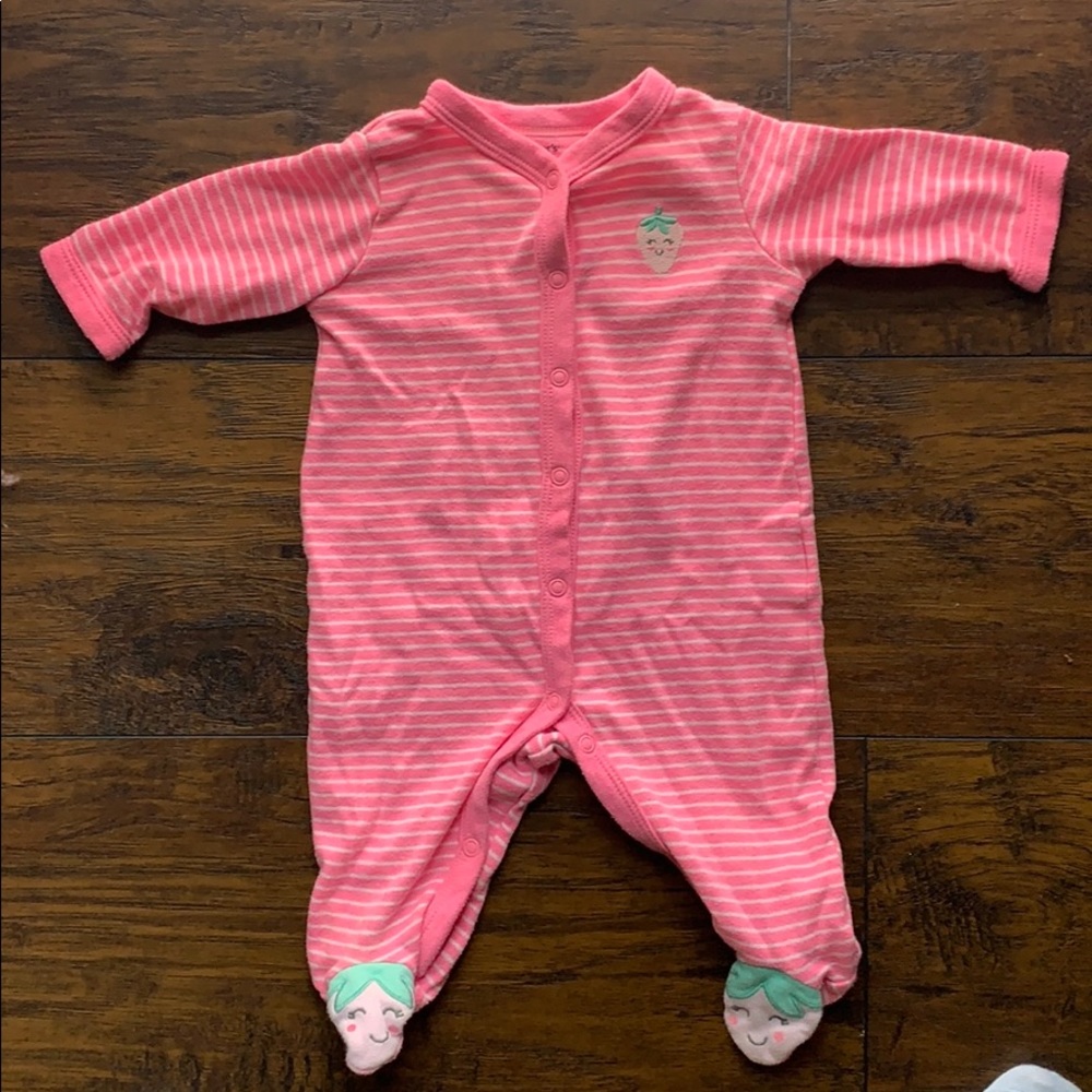 Strawberry onesie
